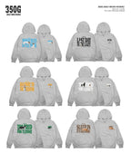 350 DAILY MOOD HOODIE 厚磅刷毛連帽長袖 - 𝗣𝗢𝗢𝗣 𝗖𝗟𝗨𝗕®