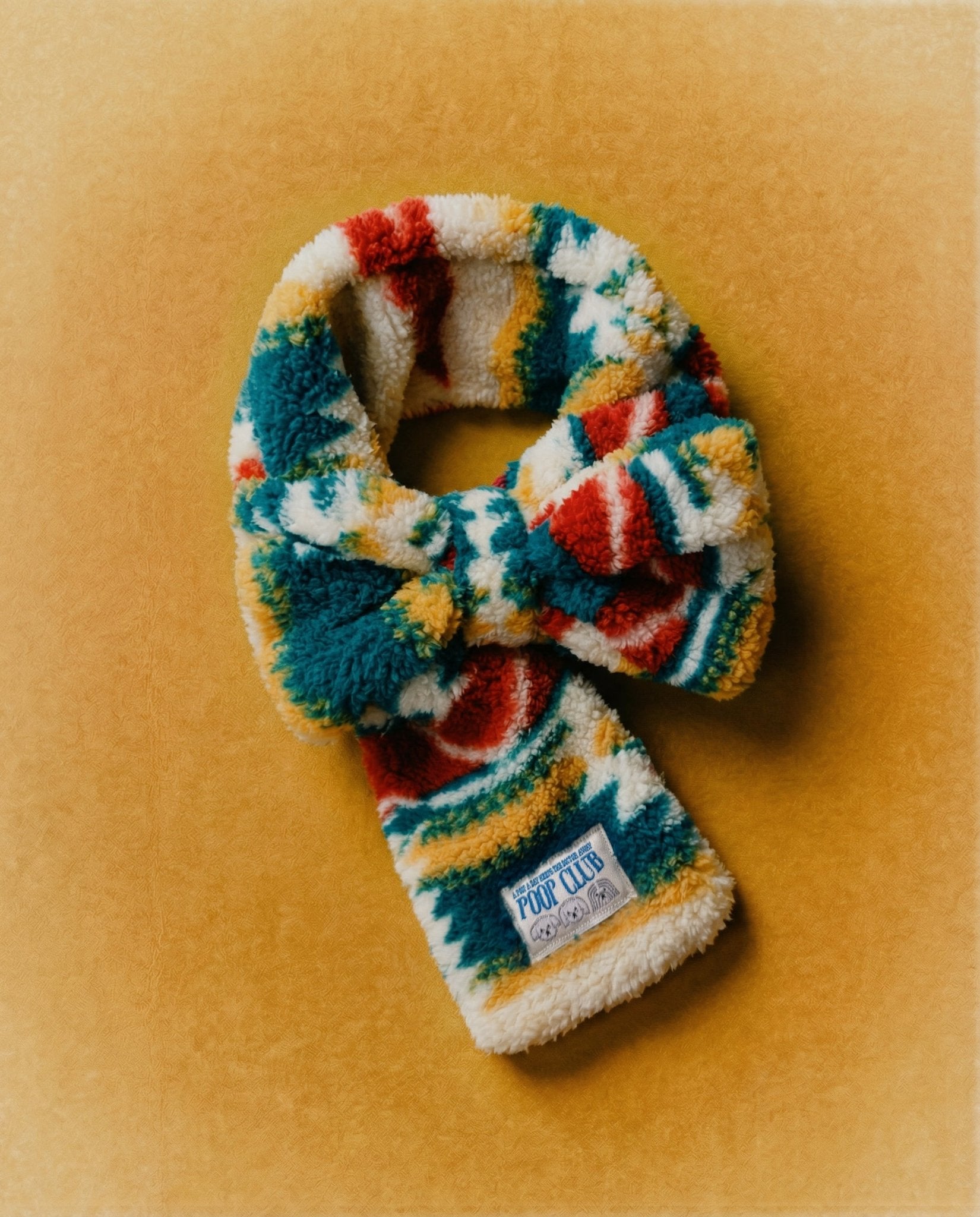 FLUFFY BOW SCARF 毛絨蝴蝶結圍巾 - 𝗣𝗢𝗢𝗣 𝗖𝗟𝗨𝗕®