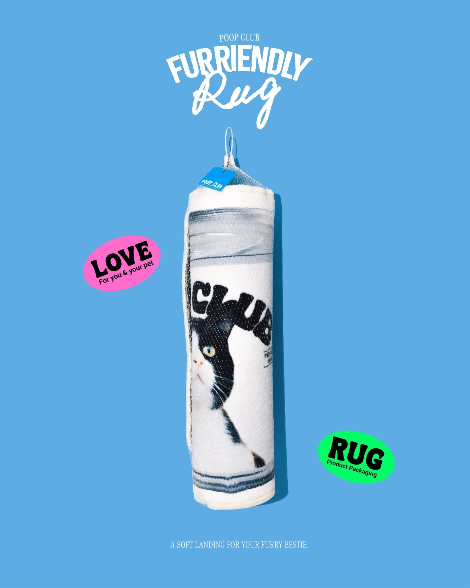 FURRIENDLY RUG 客製化寵物短毛絨地毯 - 𝗣𝗢𝗢𝗣 𝗖𝗟𝗨𝗕®