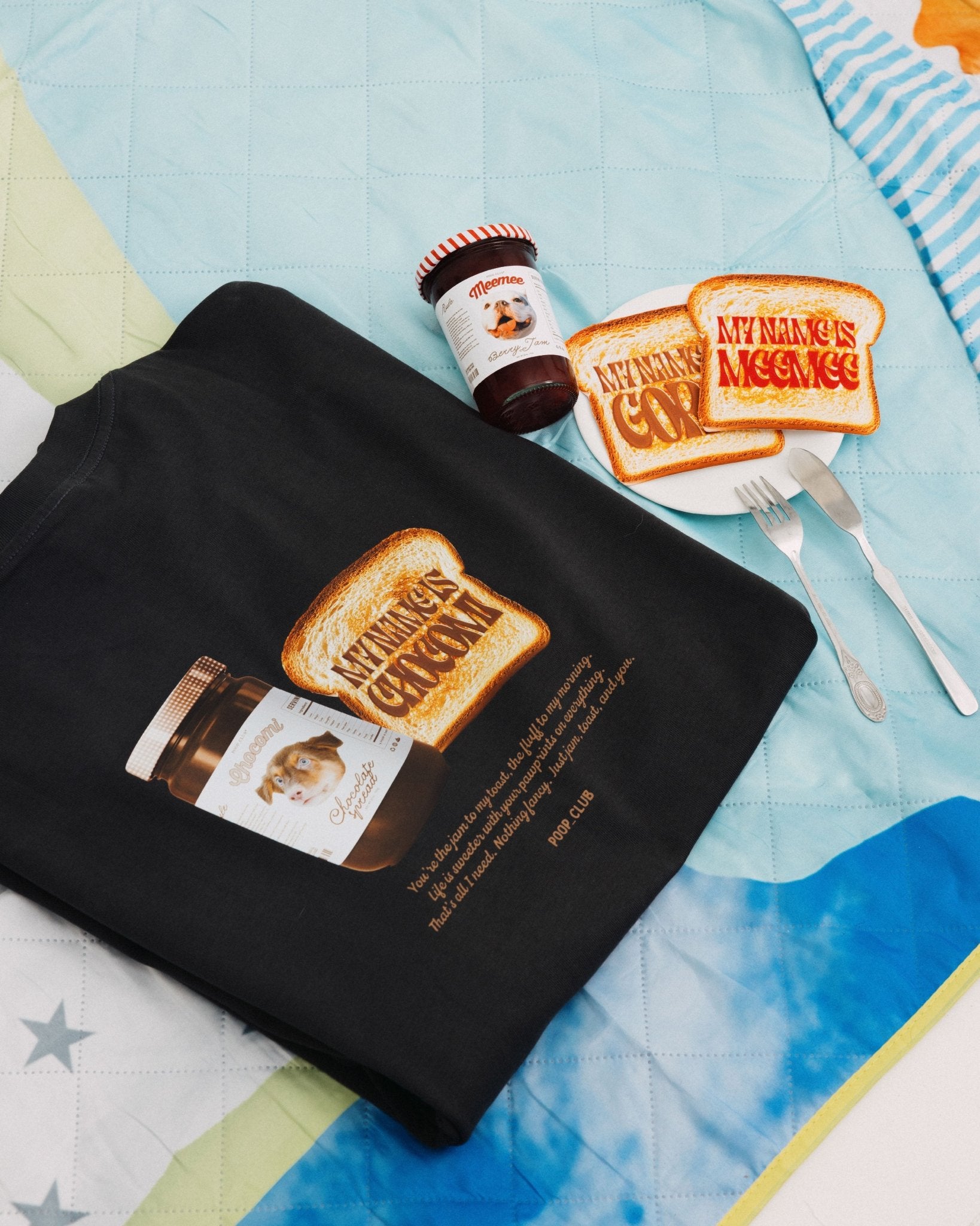 JAM & TOAST LONG SLEEVE TEE 果醬落肩薄長袖 - 𝗣𝗢𝗢𝗣 𝗖𝗟𝗨𝗕®
