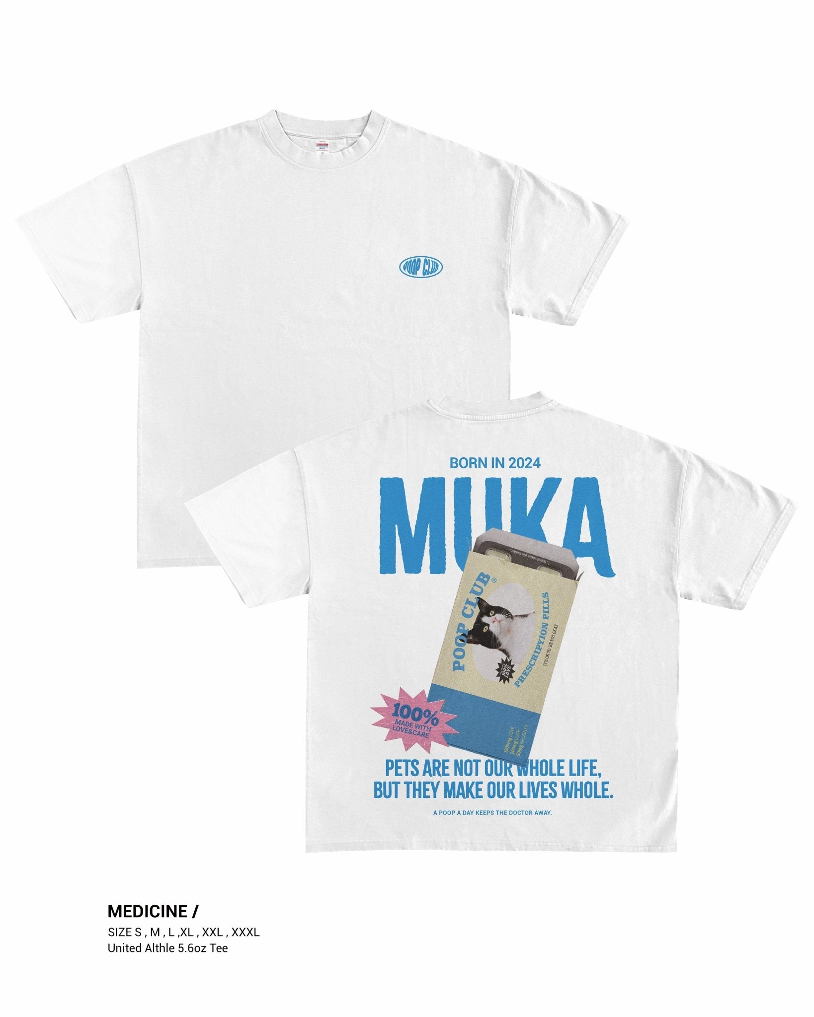 PACKAGED PETS COLLECTION 寵物包裝系列落肩踢恤 - 𝗣𝗢𝗢𝗣 𝗖𝗟𝗨𝗕®