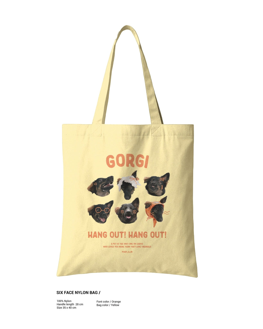 SIX FACE NYLON BAG 六頭尼龍袋 - 𝗣𝗢𝗢𝗣 𝗖𝗟𝗨𝗕®