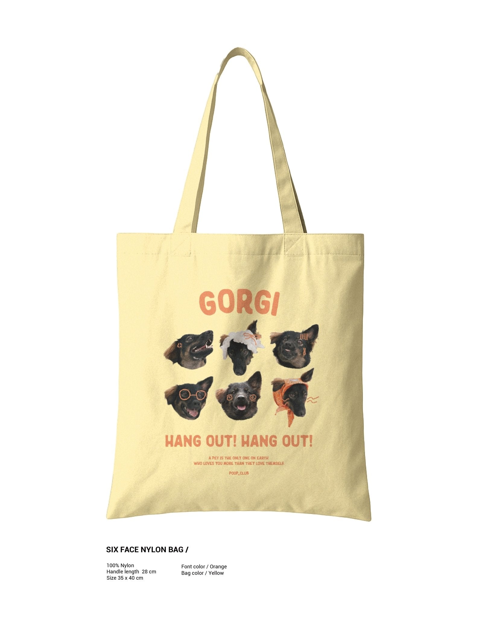 SIX FACE NYLON BAG 六頭尼龍袋 - 𝗣𝗢𝗢𝗣 𝗖𝗟𝗨𝗕®