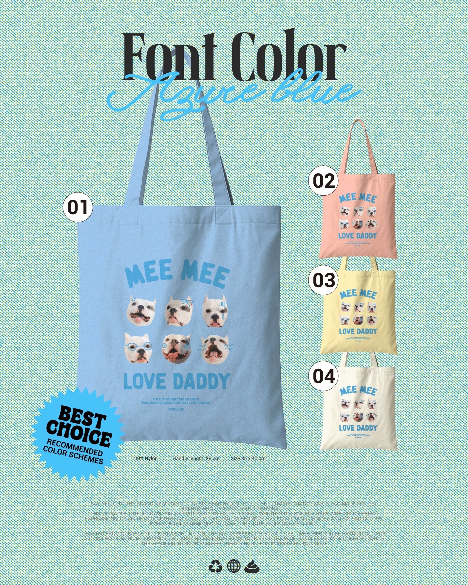 SIX FACE NYLON BAG 六頭尼龍袋 - 𝗣𝗢𝗢𝗣 𝗖𝗟𝗨𝗕®