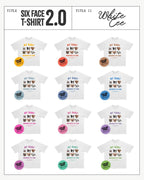 SIX FACE T - SHIRT 2.0 寵物六頭落肩踢恤 - 𝗣𝗢𝗢𝗣 𝗖𝗟𝗨𝗕®